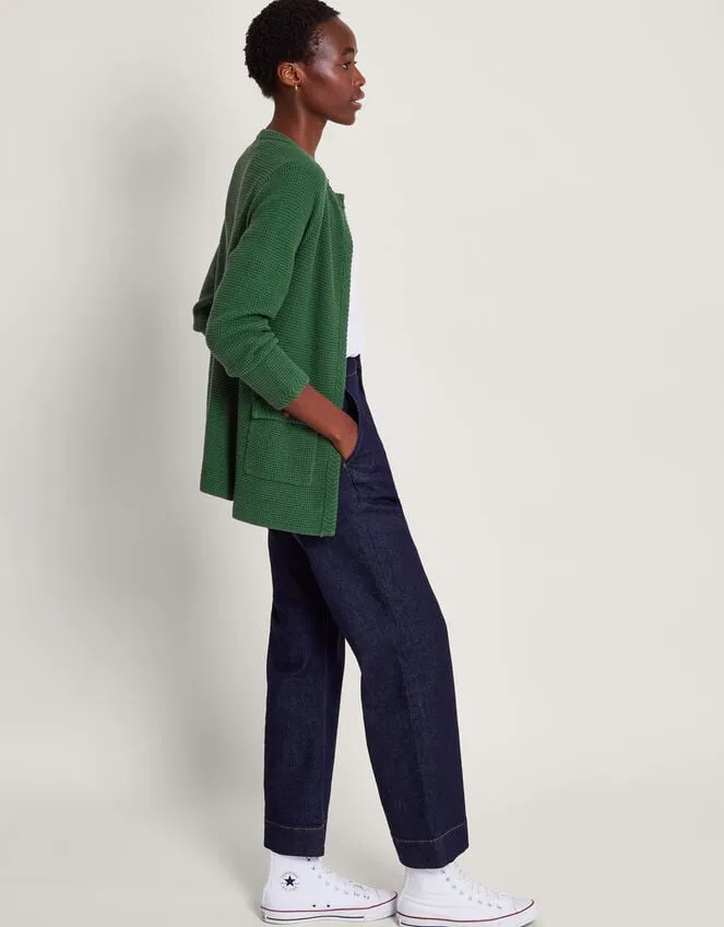 Tabby Textured Cardigan Green Women Monsoon Cardigans