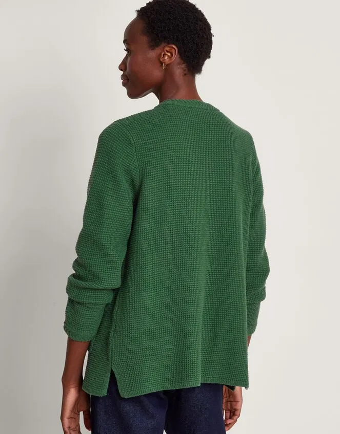 Tabby Textured Cardigan Green Women Monsoon Cardigans