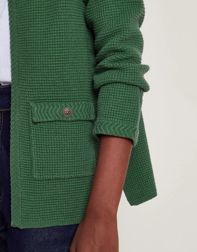 Tabby Textured Cardigan Green Women Monsoon Cardigans