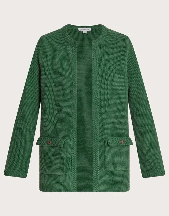 Tabby Textured Cardigan Green Women Monsoon Cardigans