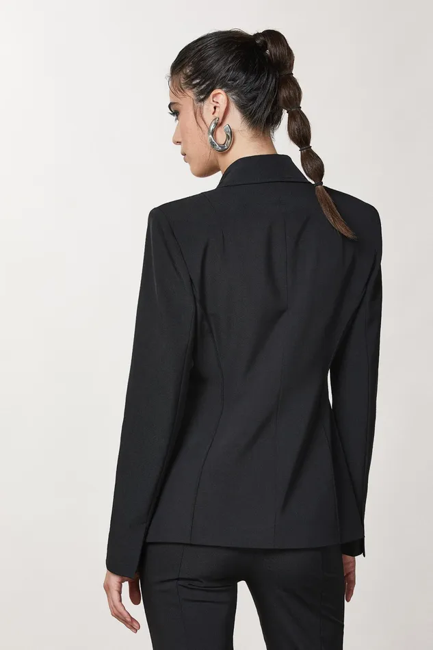 Tailleur Women Patrizia Pepe Blazer 1Button Nero