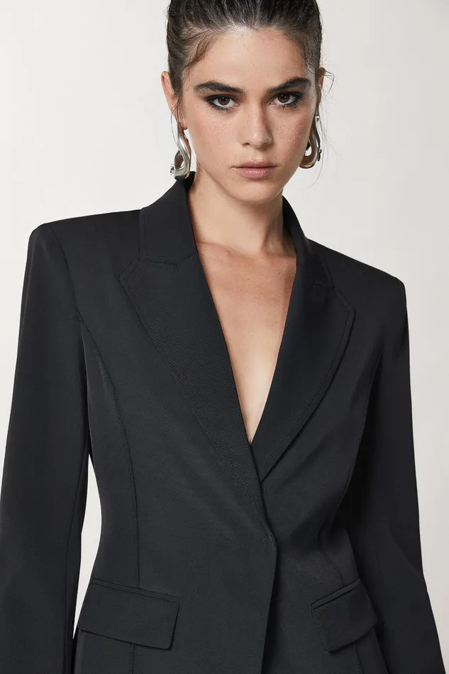 Tailleur Women Patrizia Pepe Blazer 1Button Nero