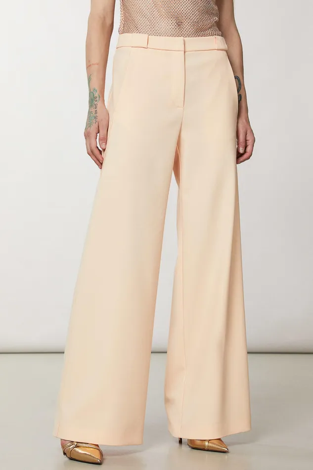 Tailleur Women Patrizia Pepe Essential Palazzo Pants Astral Blush