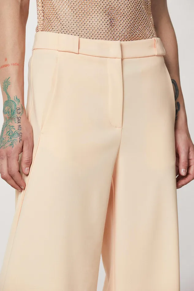 Tailleur Women Patrizia Pepe Essential Palazzo Pants Astral Blush