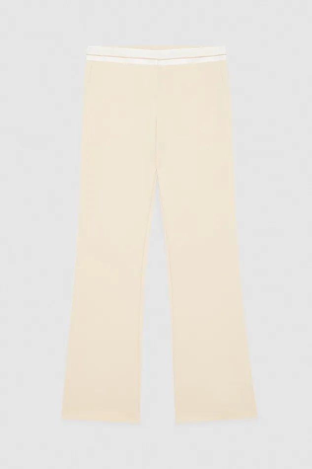 Tailleur Women Patrizia Pepe LowWaisted Pants In Comfort Fabric Ivory Skin