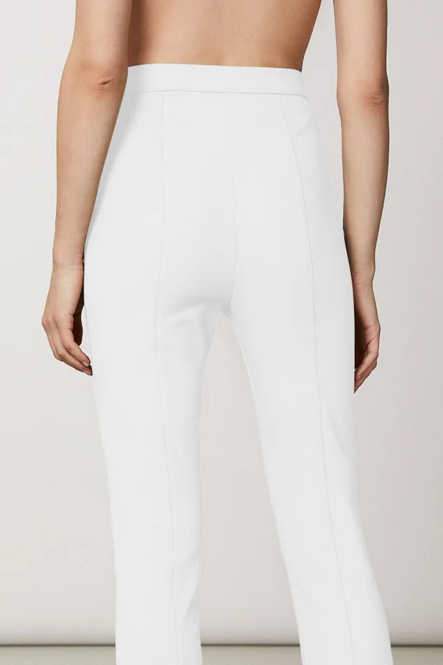 Tailleur Women Patrizia Pepe Slim Flare Pants Bianco