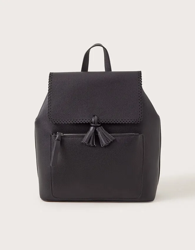 Tassel Backpack Black Women Monsoon Bags and Purses