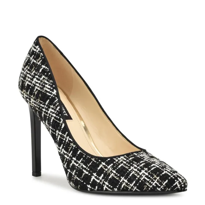 Tatiana Pointy Toe Pumps Black Women Nine West Heels