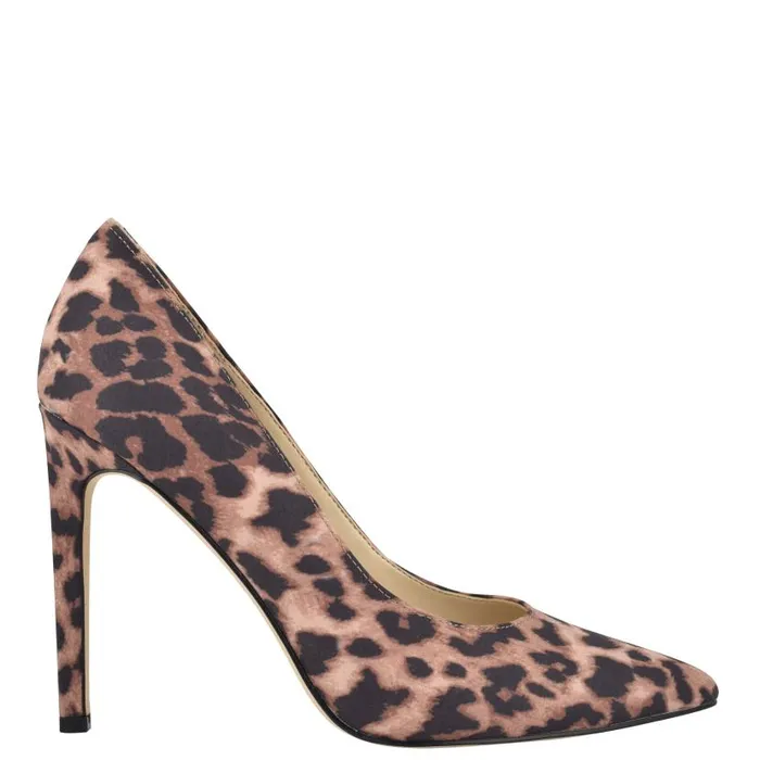 Tatiana Pointy Toe Pumps Leopard Women Nine West Heels