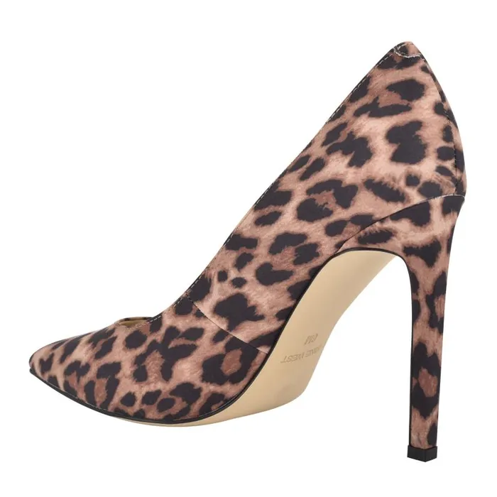 Tatiana Pointy Toe Pumps Leopard Women Nine West Heels
