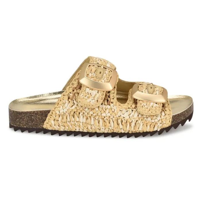 Tenly Casual Footbed Sandals Light Natural Women Nine West Sandals