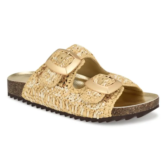 Tenly Casual Footbed Sandals Light Natural Women Nine West Sandals