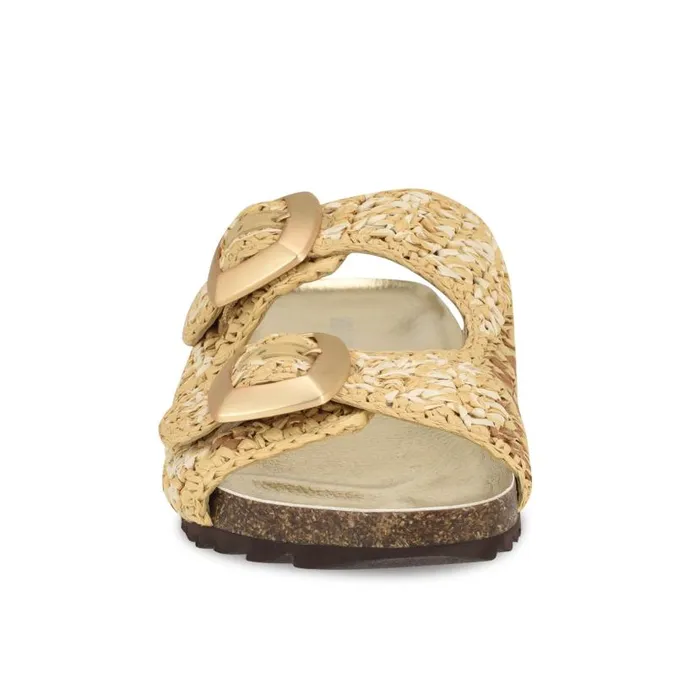 Tenly Casual Footbed Sandals Light Natural Women Nine West Sandals