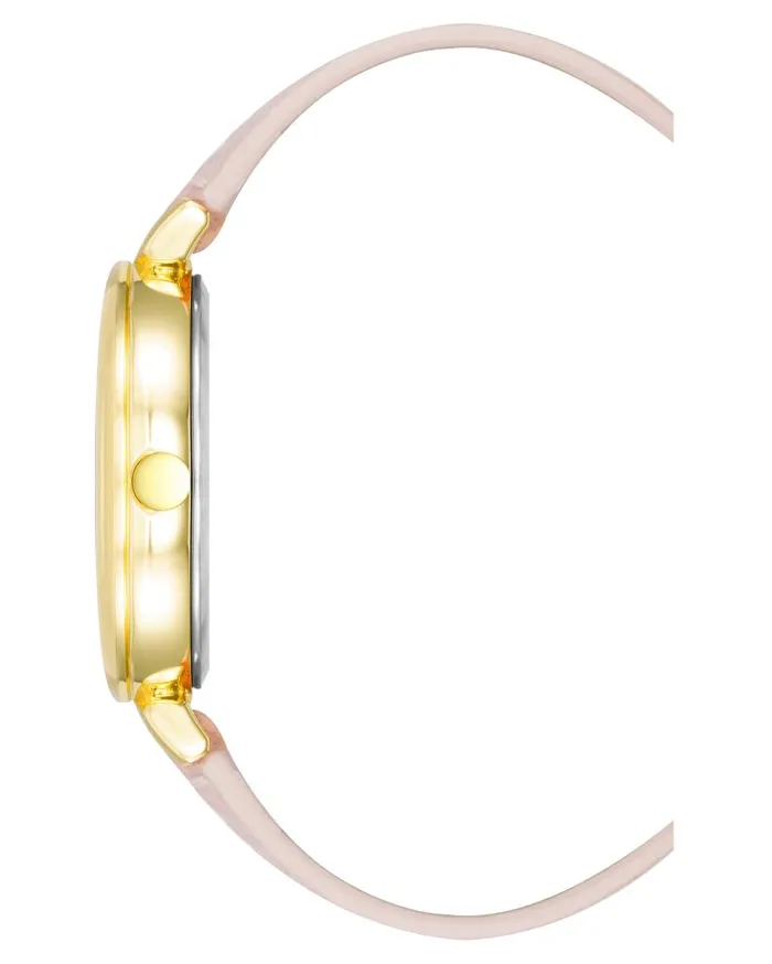 Textured Strap Watch Pink WomenMen Nine West Watches