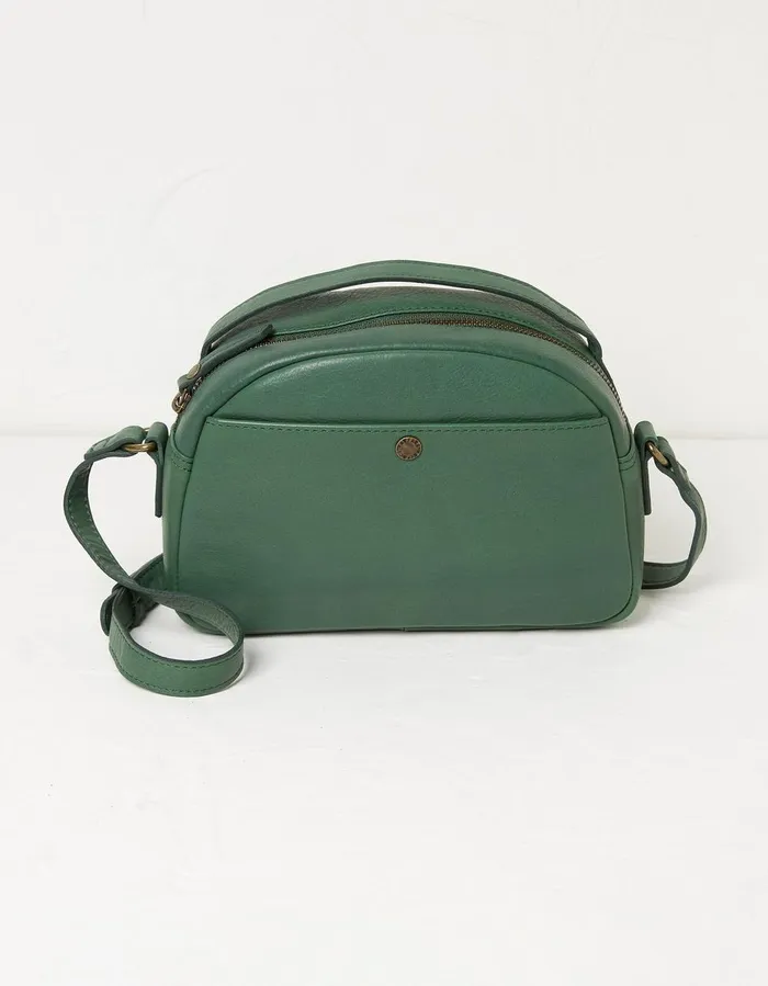 The Callie Crossbody Bag Green Women FatFace Bags and Purses