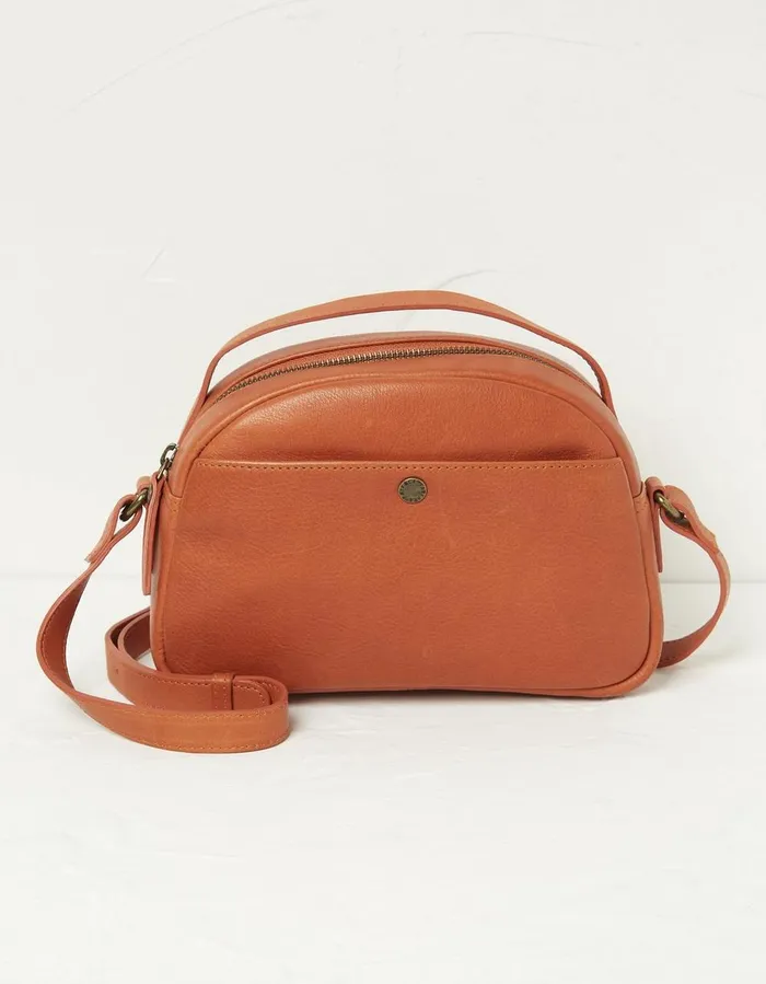 The Callie Crossbody Bag Orange Women FatFace Bags and Purses