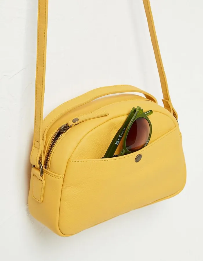 The Callie Crossbody Bag Yellow Women FatFace Bags and Purses