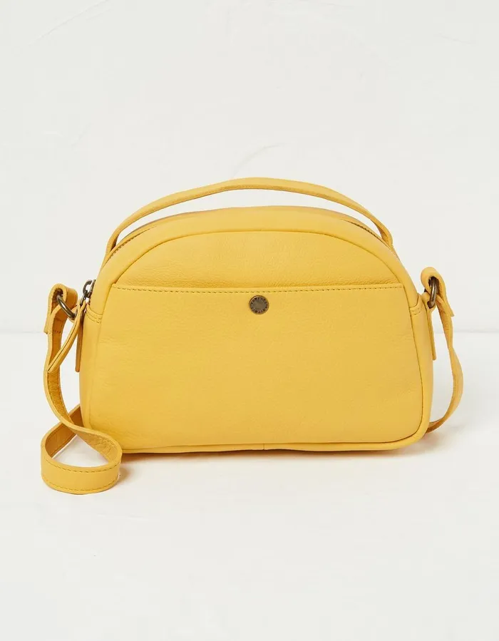 The Callie Crossbody Bag Yellow Women FatFace Bags and Purses