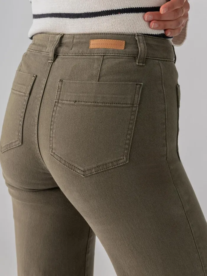 The Marine Standard Rise Denim Pant Fatigue Women Sanctuary Clothing Pants