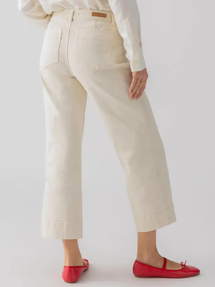 The Marine Standard Rise Denim Pant French Vanilla Women Sanctuary Clothing Pants