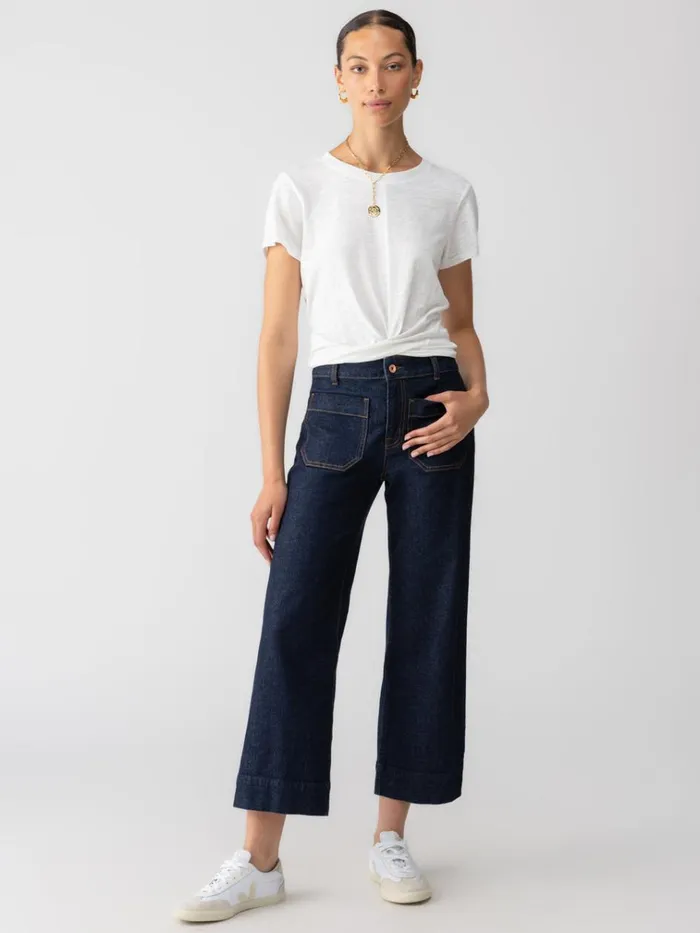 The Marine Standard Rise Denim Pant Magnetic Women Sanctuary Clothing Denim