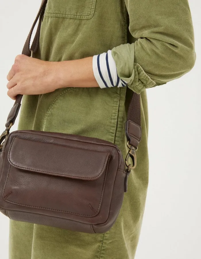 The Oslo Camera Bag Chocolate Brown Women FatFace Bags and Purses