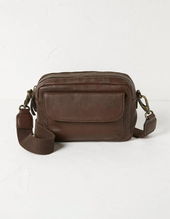 The Oslo Camera Bag Chocolate Brown Women FatFace Bags and Purses