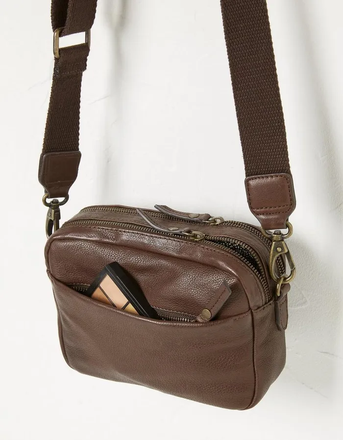 The Oslo Camera Bag Chocolate Brown Women FatFace Bags and Purses