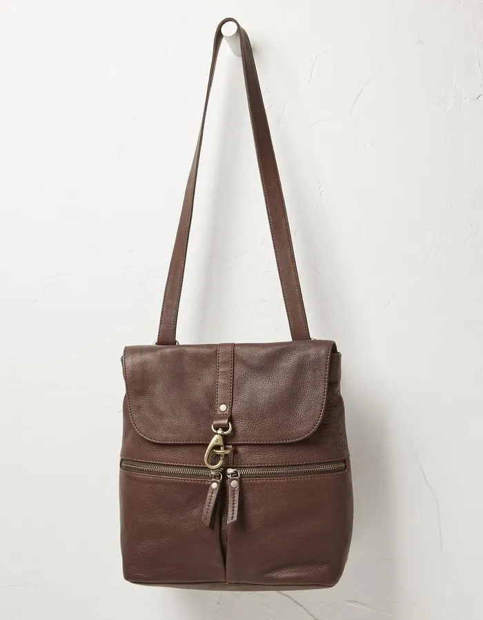 The Pia Multifunctional Bag Chocolate Brown Women FatFace Bags and Purses