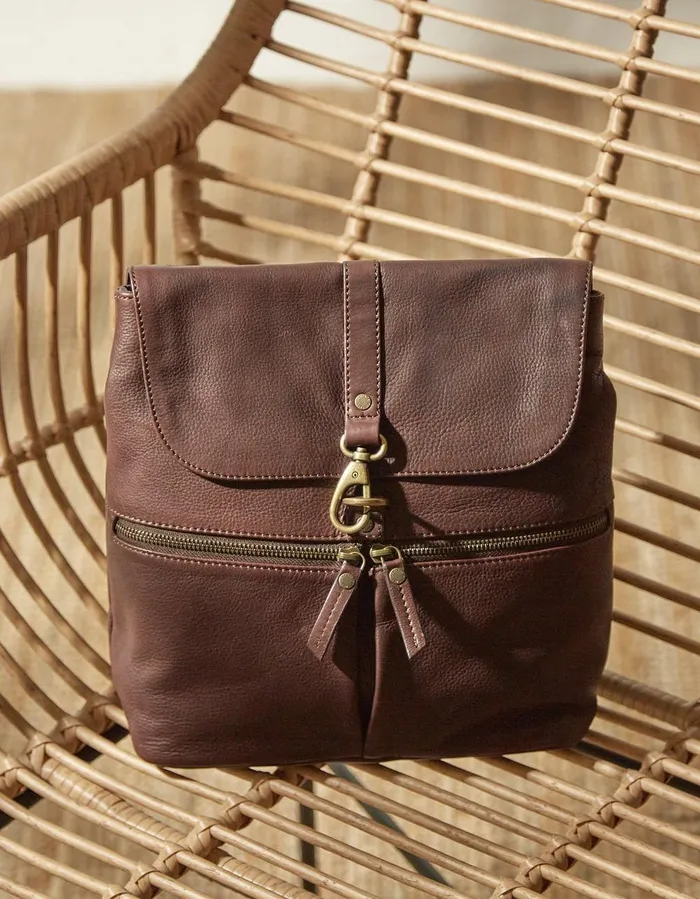 The Pia Multifunctional Bag Chocolate Brown Women FatFace Bags and Purses