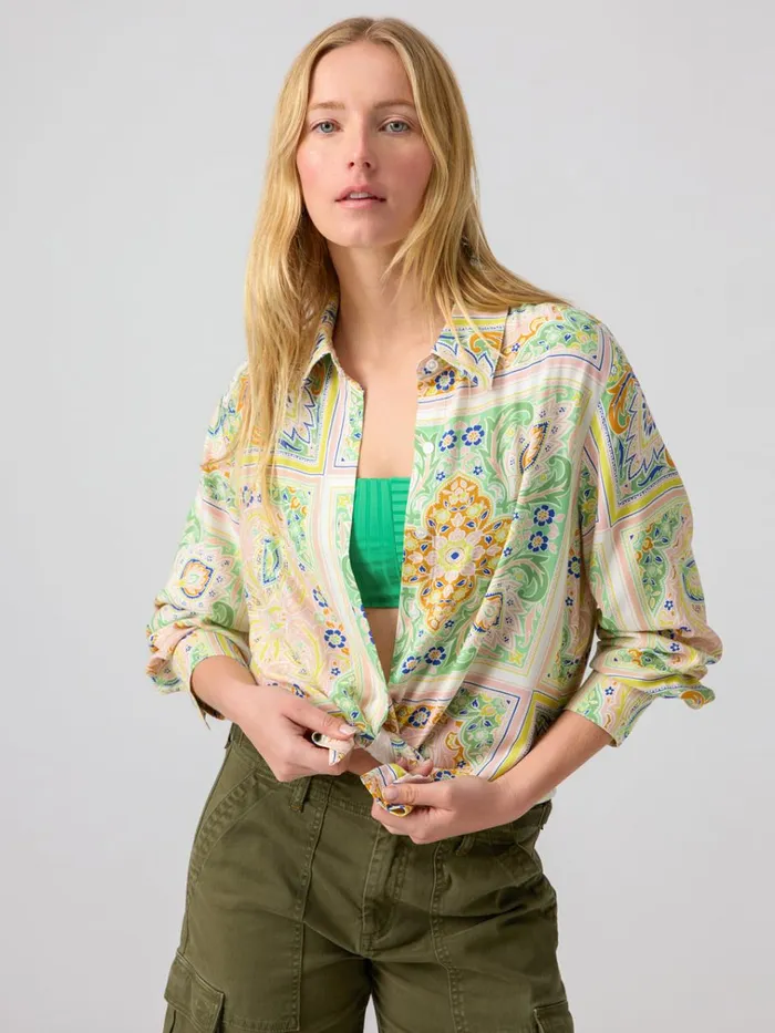 The Vintage Shirt Scarf Paisley Women Sanctuary Clothing Tees and Tops