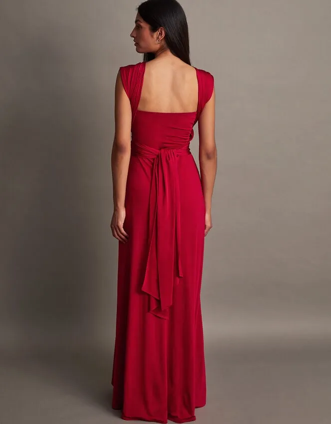 Thea Multiway Bridesmaid Dress Red Women Monsoon Occasionwear
