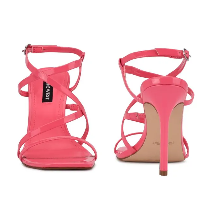 Tilas Heeled Sandals Miami Pink Women Nine West Sandals