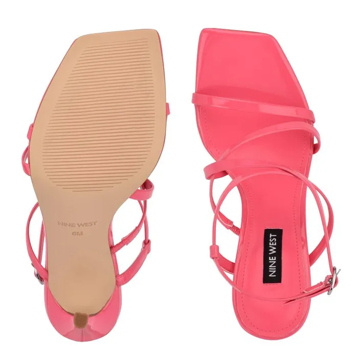Tilas Heeled Sandals Miami Pink Women Nine West Sandals