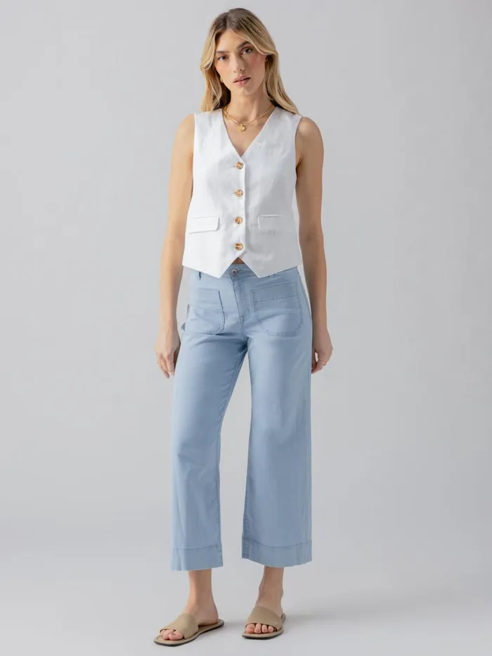 Timeless Vest White Women Sanctuary Clothing Jackets and Outerwear