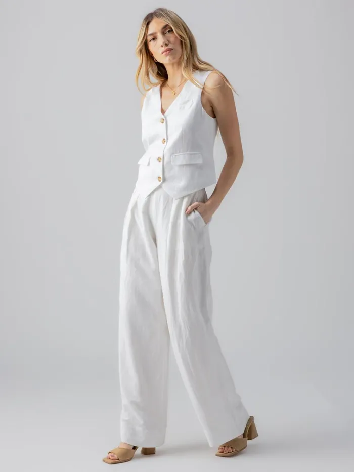 Timeless Vest White Women Sanctuary Clothing Jackets and Outerwear