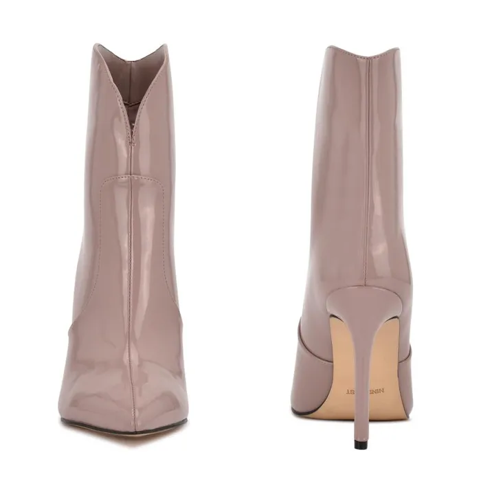 Tolate Dress Booties Light Pink Patent Women Nine West Heels