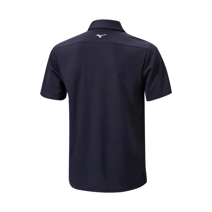 Tops Men Mizuno Bt Winter Polo Deep Navy