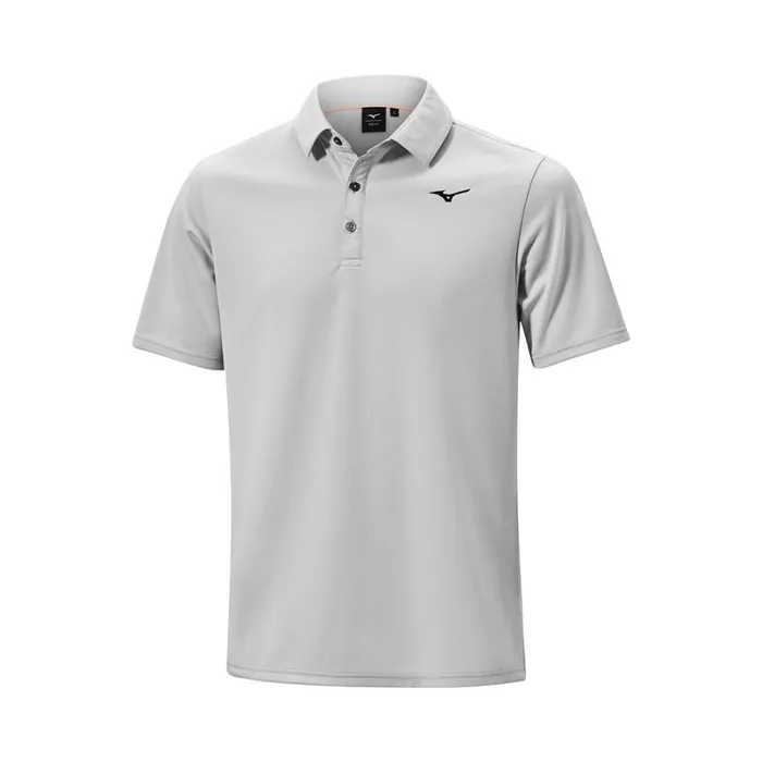 Tops Men Mizuno Bt Winter Polo Grey