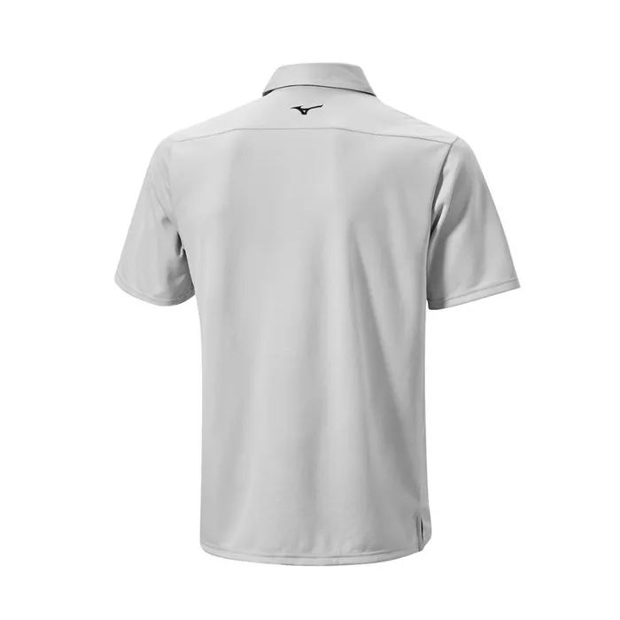 Tops Men Mizuno Bt Winter Polo Grey