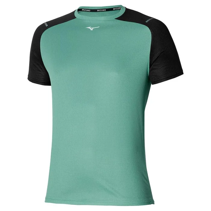 Tops Men Mizuno Dryaeroflow Tee Mineral Blueblack