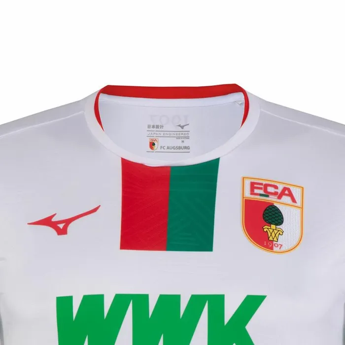 Tops Men Mizuno Home Jersey Augsburg M White