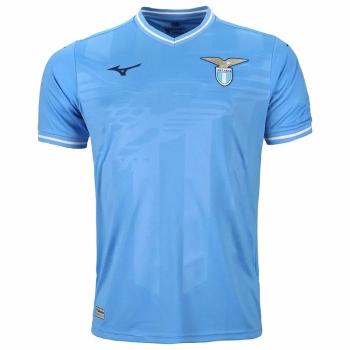 Tops Men Mizuno Home Ss Jersey Lazio M Sky Blue