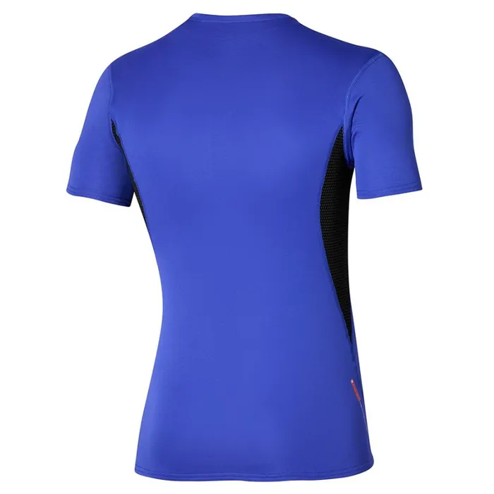 Tops Men Mizuno Mid WeightLight Tee Surf Blue