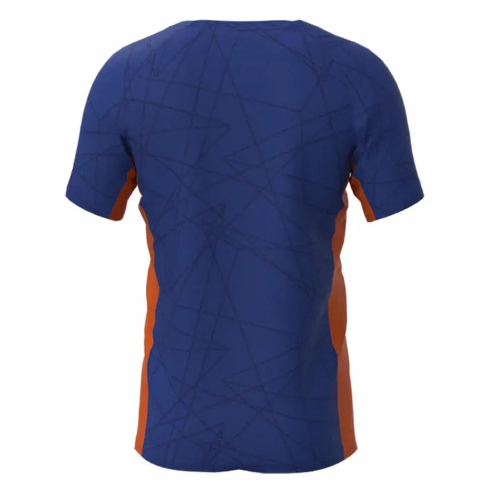 Tops Men Mizuno Nevobo Volleyball Match Blue Shirt Men Blue