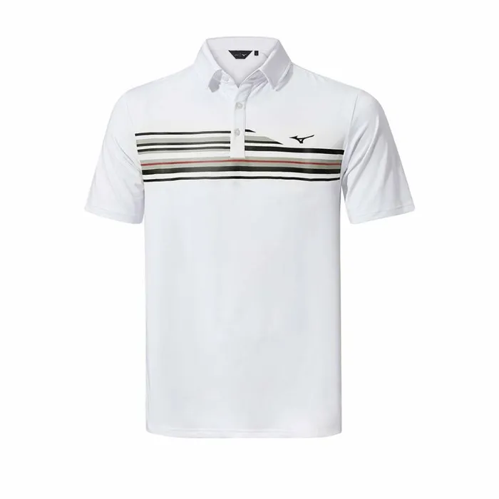 Tops Men Mizuno Qd Elite Stripe Polo