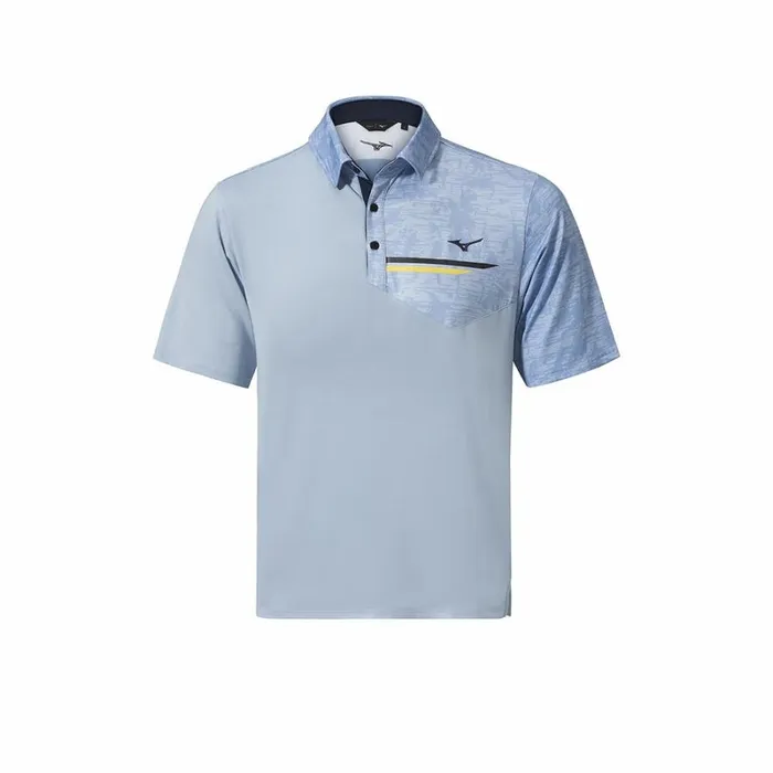 Tops Men Mizuno Qd Hazard Bloc Polo