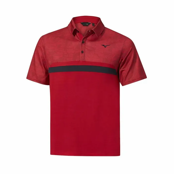 Tops Men Mizuno Qd Hazard St Polo