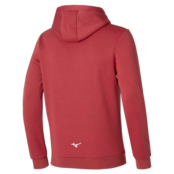 Tops Men Mizuno Release Hoodie Mineral Red Tops Men Mizuno Release Hoodie Mineral Red
