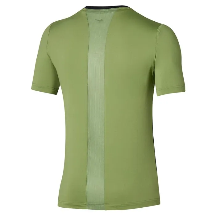 Tops Men Mizuno Release Shadow Graphic Tee Calliste Green Tops Men Mizuno Release Shadow Graphic Tee Calliste Green
